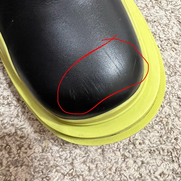 Bottega Veneta Tire Chelsea Boot Black Seagrass Women's Size 37 (US 7) - Picture 14 of 14